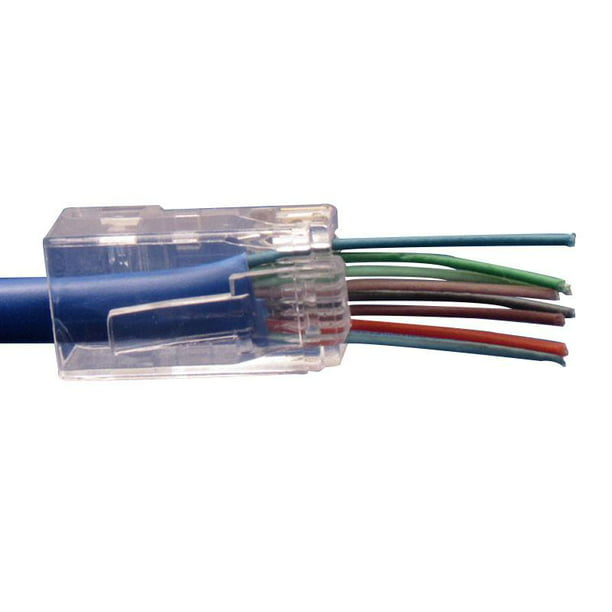 Cable Length: Green Cables Eco-Friendly RJ45 Crystal Head Sheath ethernet Cable Protective casing A Pack of one Color a Variety of Colors 100pcs/bag 